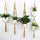 Beaded Cotton Rope Plant Hanger Basket for Indoor Plant Pots